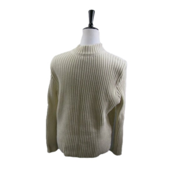 LAURA Scott Cream Nylon Zip Front Jacket Size XL - Picture 3 of 4